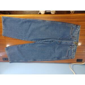 Stanley Mens Fleece Lined Insulated Denim Chore Work Jeans size 38 x 30